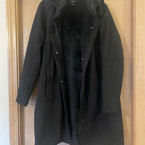 Mondetta Black Fleece-Lined Jacket